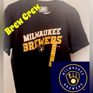 🆕 Milwaukee Brewers Mens T Shirt Sz LG